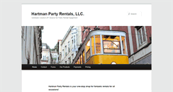 Desktop Screenshot of hartmanpartyrentals.com